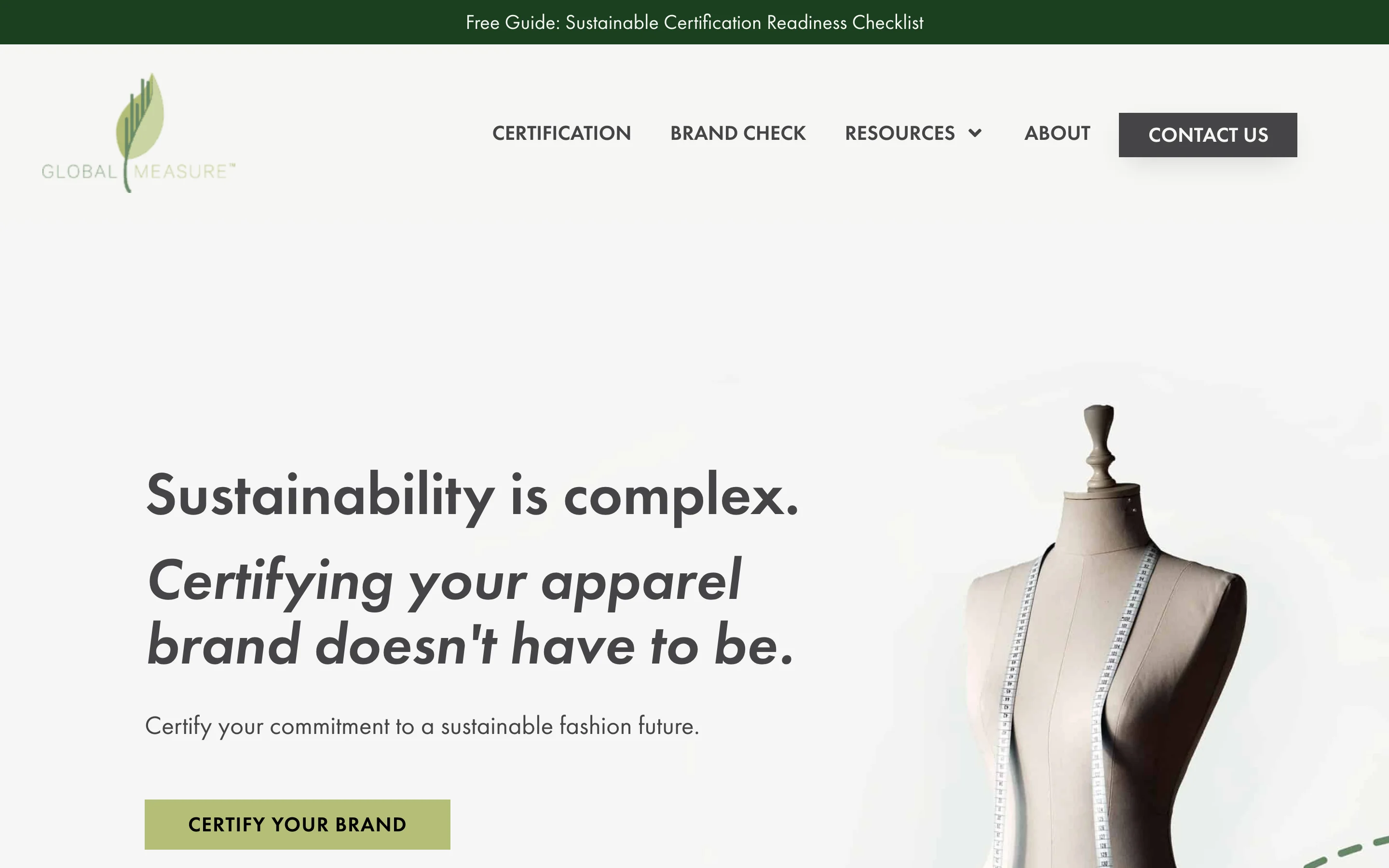 Global Measure home page