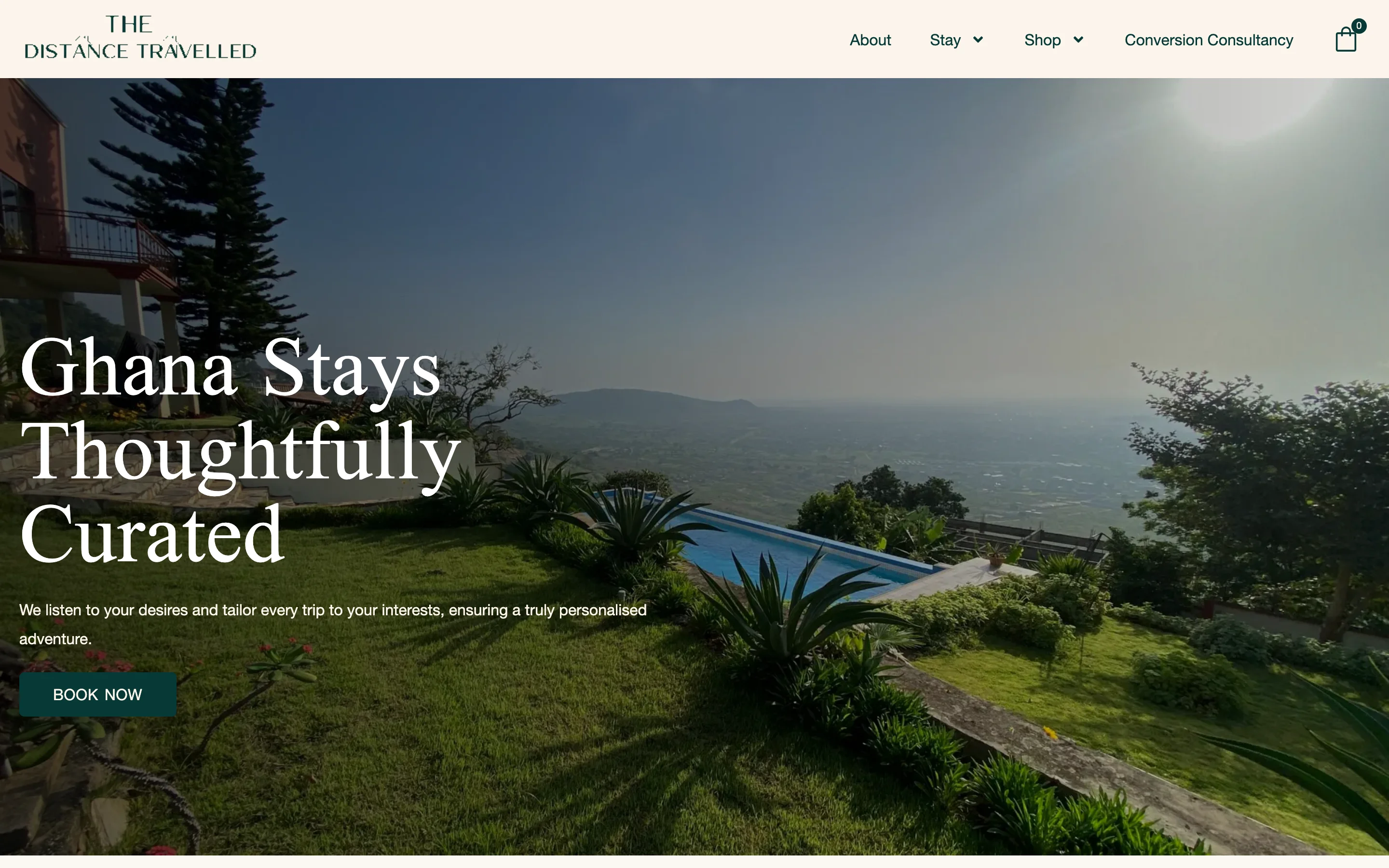 The Distance Travelled home page