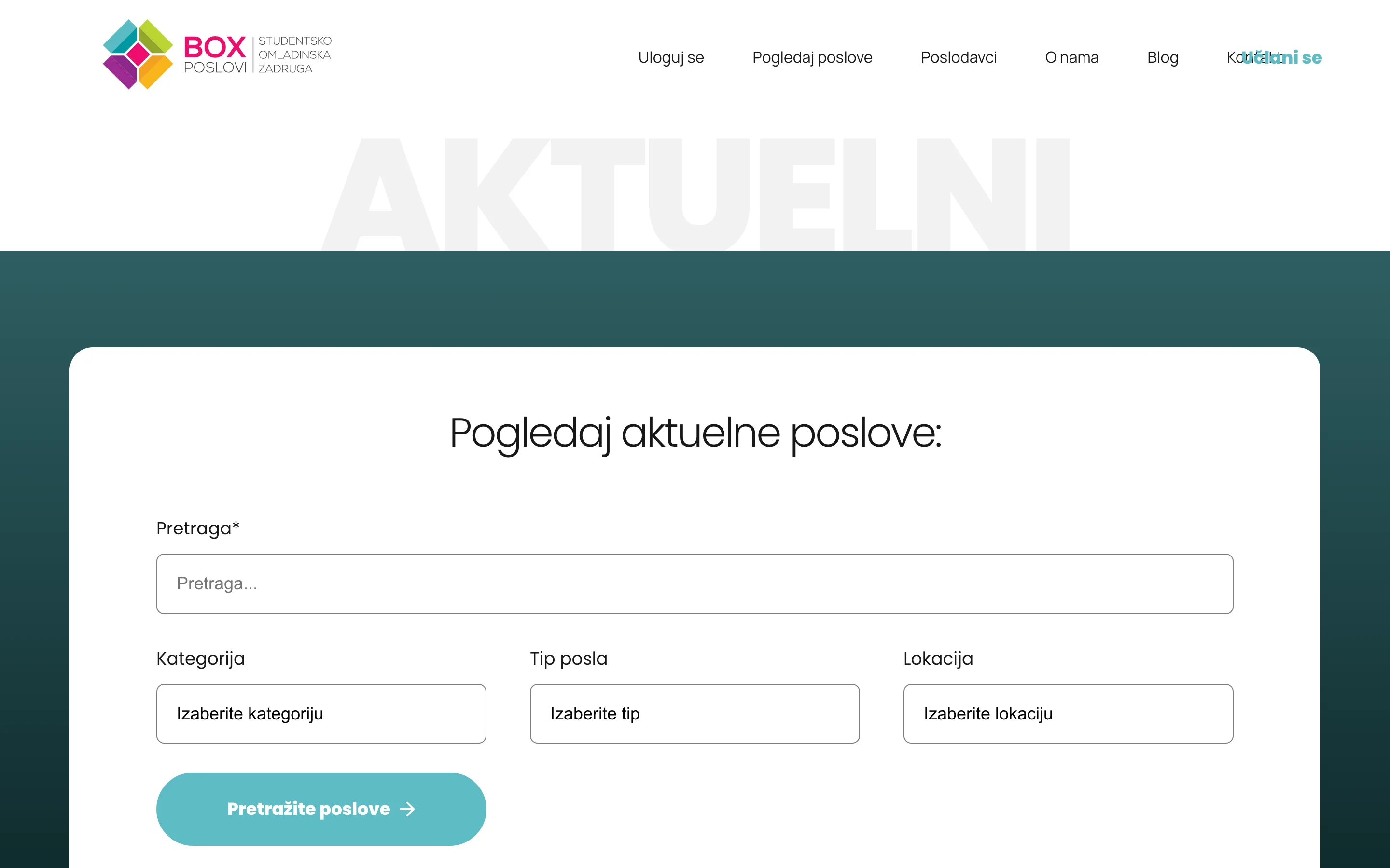 Box Poslovi job listings