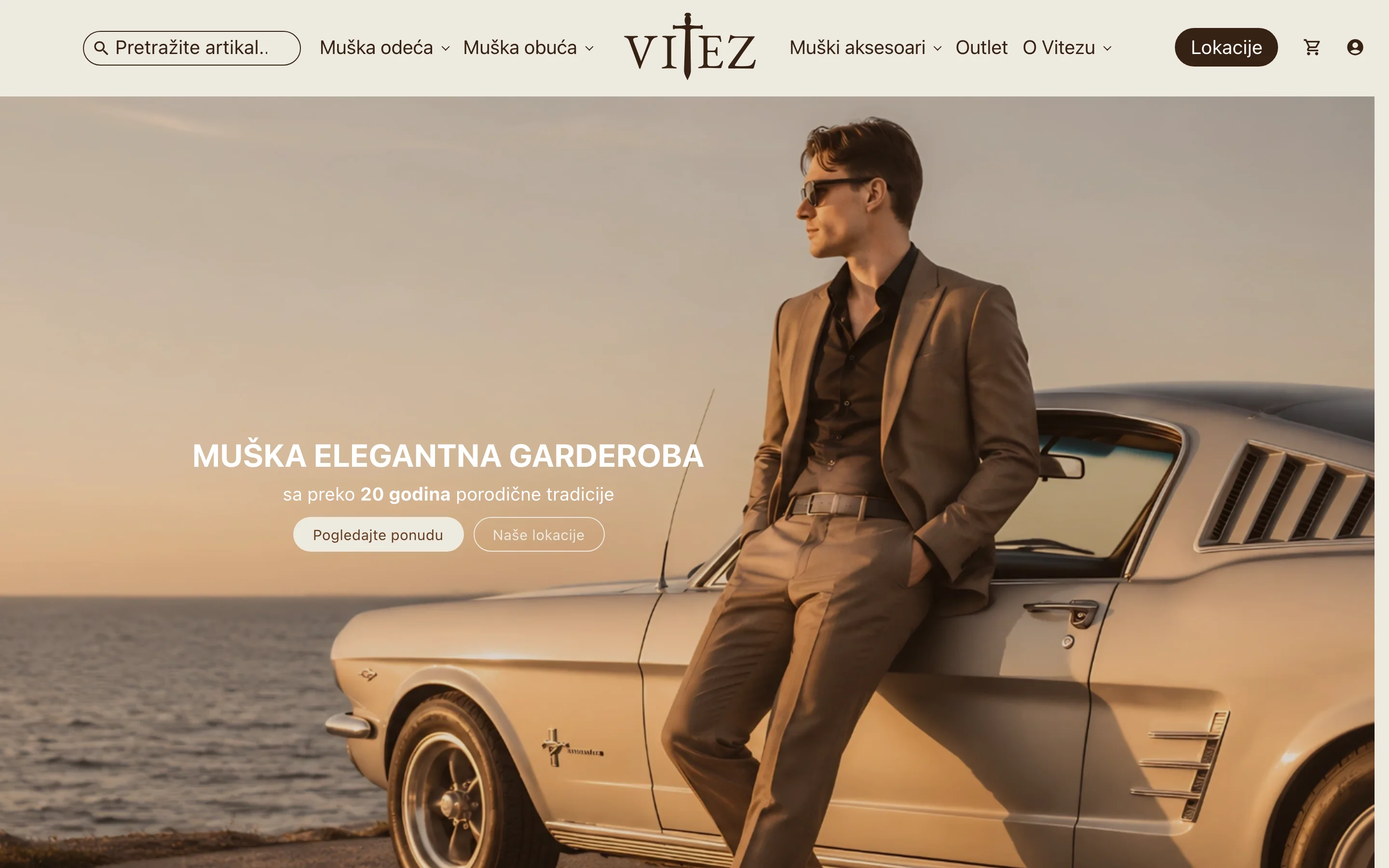 Vitez Moda home page
